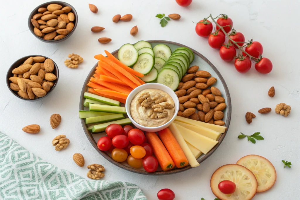 Crispy Roasted Chickpeas with smoked paprika on a baking sheet