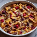 Baked protein pancake bowls served with yogurt and berries