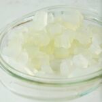 Homemade gelatin cubes prepared using the gelatin trick for weight loss