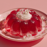 Bariatric jello recipe made with sugar-free gelatin in a glass cup