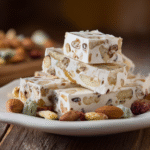 homemade classic almond nougat candy