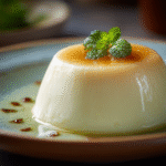 Silky Thai coconut custard made with coconut milk and eggs