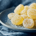 Homemade lemon drops recipe made with fresh lemon juice and zest