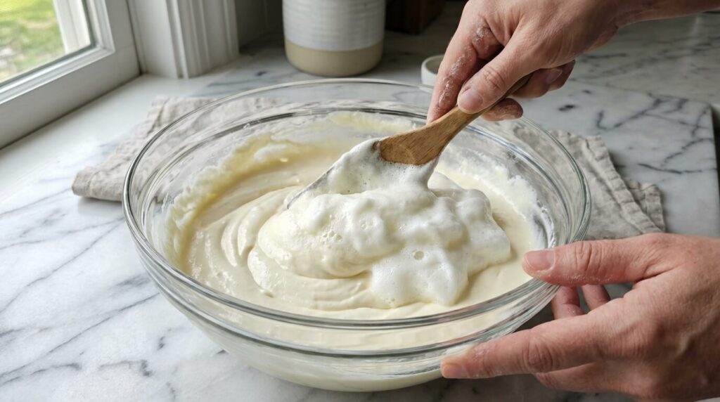 Japanese cheesecake with Greek yogurt batter