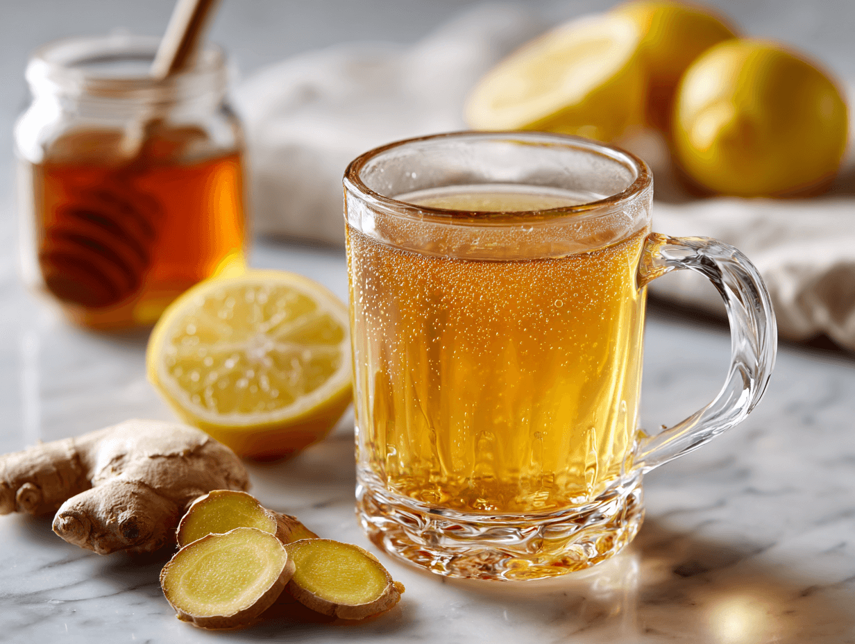 honey lemon ginger tea