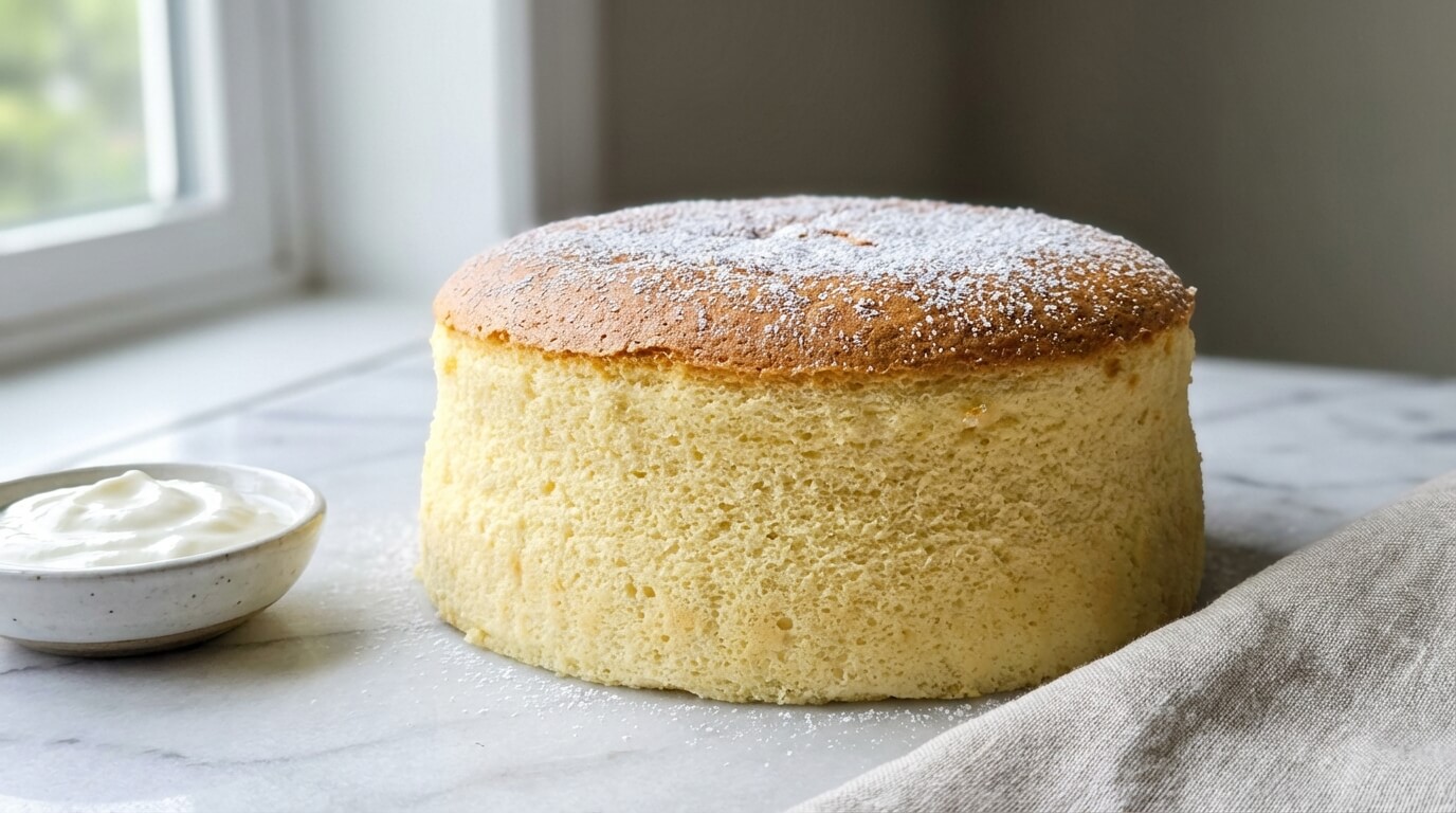 Japanese cheesecake recipe with Greek yogurt