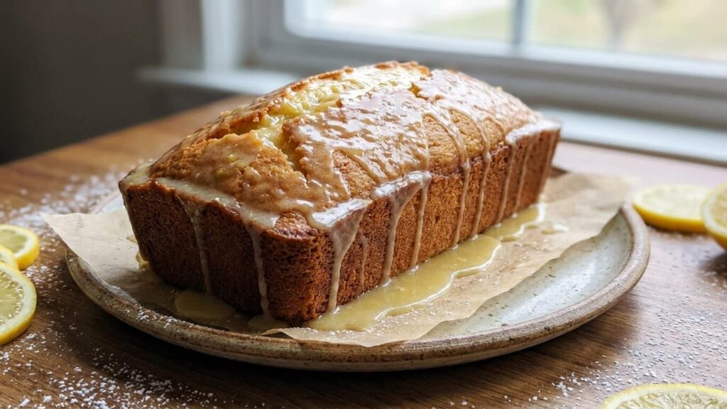 Meyer Lemon Loaf Cake bakery style