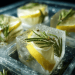 rosemary citrus ice cubes