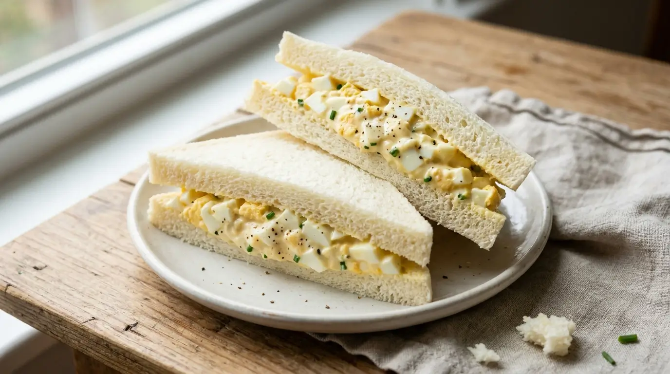 Creamy Japanese egg salad filling for tamago sando